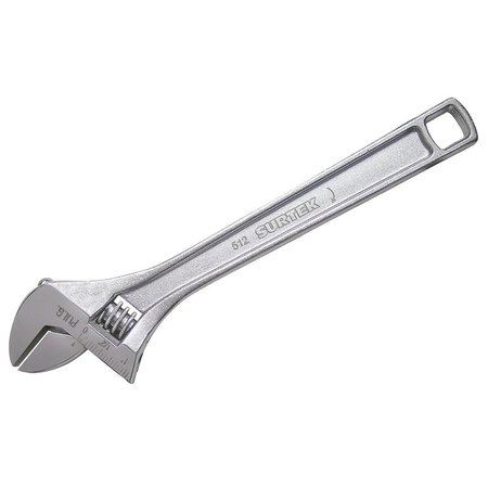 SURTEK Adjustable wrench 12" Chromium-plated 512